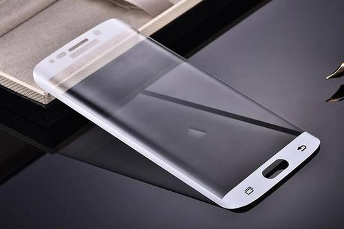 Стъклен протектор за Samsung Galaxy S6 EDGE Plus G928 бял